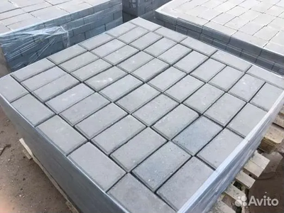 Брусчатка вибропрессованная серая 200*100*70 ГОСТ