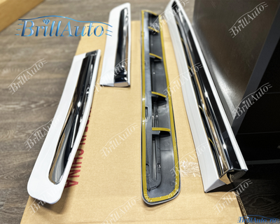 Молдинги Lexus LX 570 белые с хромом 2007-2015