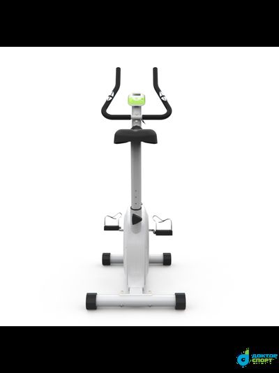Велотренажер DFC B504B магнитный (белый корпус, зеленая полоса)