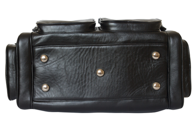 Кожаная дорожная сумка Bufaloro black (арт. 4012-01)