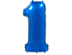 Фольгированная цифра-Синяя