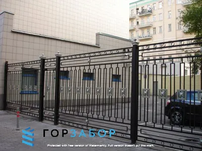 Кованый забор с установкой под ключ