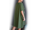 Туника-платье из хлопка арт. 11632-0175  (Цвет темно-зеленый) Размеры 56-78 (копия)