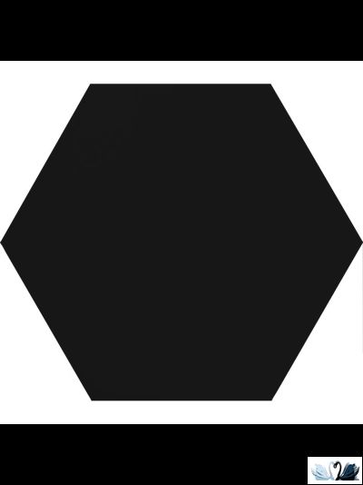 Плитка Керама Марацци Буранелли 24002 настенная керамическая шестиугольная черная