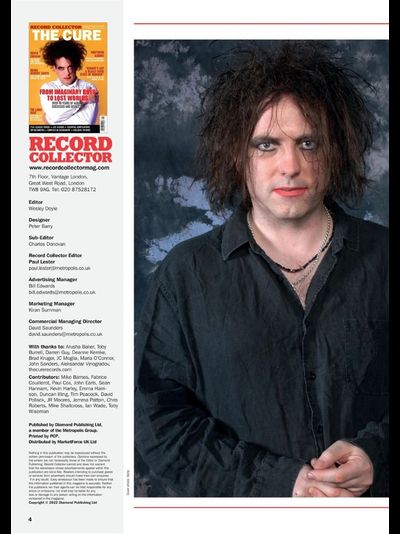 The Cure Record Collector Magazine 2026 Presents