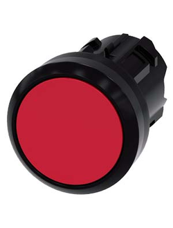 3SU1000-0AB20-0AA0 АКТУАТОР КНОПКИ, 22MM, КРУГЛ., ПЛАСТИК, КНОПКА КРАСНАЯ ПЛОСКАЯ, БЕЗ ФИКСАЦИИ
