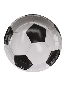23см Тарелки бумажные Футбол