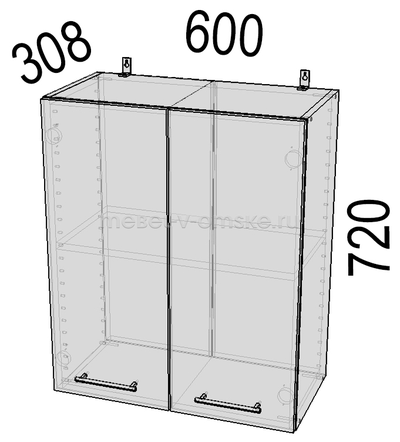 Шкаф кухонный Монс А-60 (600)