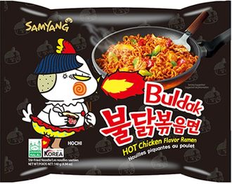 Лапша Samyang Hot Chicken Ramen острая со вкусом курицы 140 гр (40 шт)