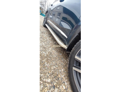 Пороги OEM Style для Geely Monjaro 2021-