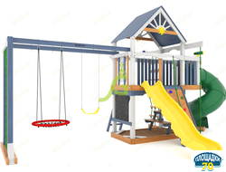 Детская площадка IgraGrad Шато с трубой (Дерево) мод.1
