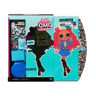 MGA Entertainment L.O.L. Surprise OMG Series 3 Class Prez с 20 сюрпризами Кукла Класс През, 567202