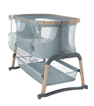 Приставная кровать Maxi-Cosi Iora Air Beyond Grey ECO/серый (c колесами)