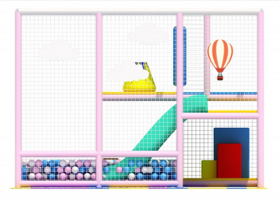 Игровой лабиринт «Нежный возраст» 3.76 х 2.54 х 2.75 м