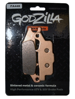 Тормозные колодки задние правые Godzilla FA446 для Yamaha Grizzly 700/550 (3B4-W0046-10)