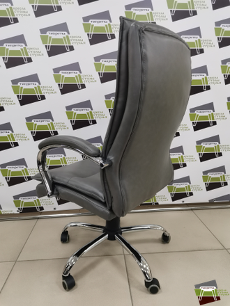 Кресло M-701 Куба/Cuba хром S-0422 (ТЕМНО-СЕРЫЙ) UTFC