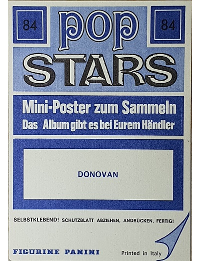 Donovan Музыкальные открытки, Original Music Card, винтажные почтовые открытки, Intpressshop
