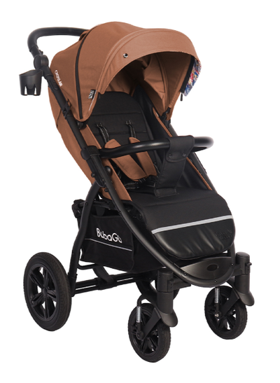 Детская коляска BUBAGO CROSS AIR Кирпичный