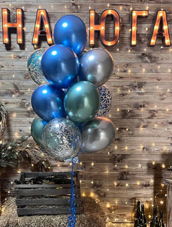 Фонтан объёмный (из 13 шаров)