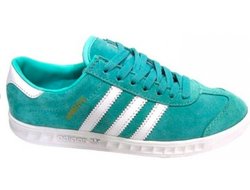 Adidas Hamburg Suede Turquoise White (37-41) Арт.011МF