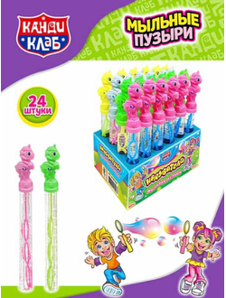 Мыльные пузыри "Надуватели" (Единорог) 60мл 24шт*12 блоков