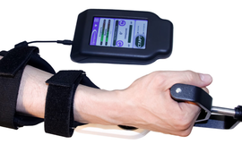 Аппарат двигательный для роботизированной механотерапии суставов верхних конечностей модель "Орторент-лучезапястный"