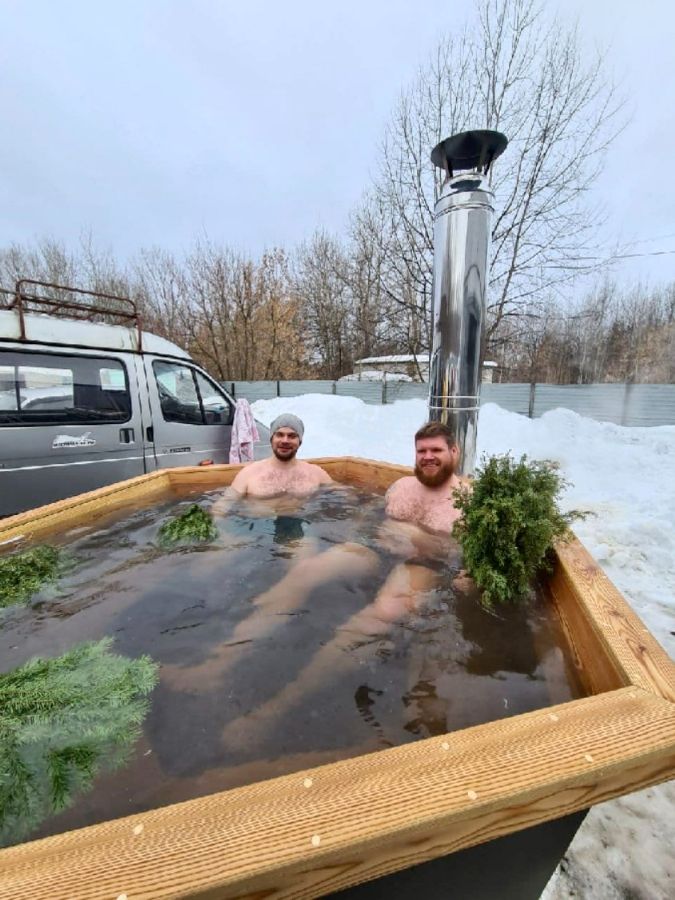 Банный чан Оазис производства компании Жестянка