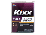 KIXX PAO 5W40 SN/CF АСЕА A3/B4 масло мот синт 4л