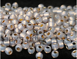 Toho 11/0 PF2115 PermaFinish - Silver-Lined Milky Gray / Молочный серый с серебряной линией внутри