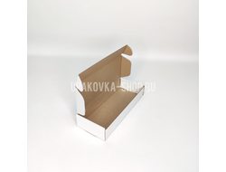 Коробка с откидной крышкой 200*80*35 мм БЕЛЫЙ