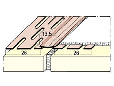 Профиль движения с мягким ПВХ в средней части 25м Protektor Артикул: 37509