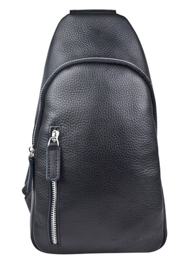 Кожаный кросс-боди рюкзак Vignola black (арт. 
3104-01)