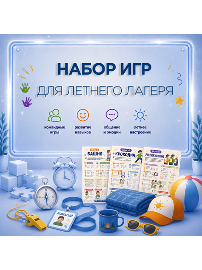 Набор игр для летнего лагеря — методические материалы педагога-психолога
