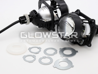 Билед модули Aozoom A3 Max 2025 2.5 дюйма, 5500К, 12V, 49W/57W, крепление 3R и съемное гаечное