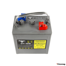 Тяговый WET аккумулятор Rutrike DT106 (T-105) 6V155A/H C3