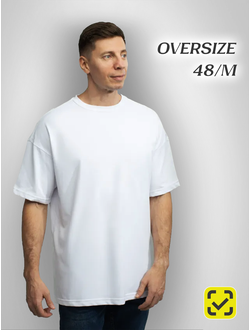 48 (M) Футболка мужская "Evolution" ОВЕРСАЙЗ размер 48 для сублимации