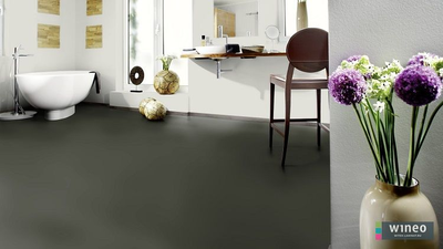 Ламинат Wineo Серая Тень Глянцевый LA069CH-1 в интерьере
