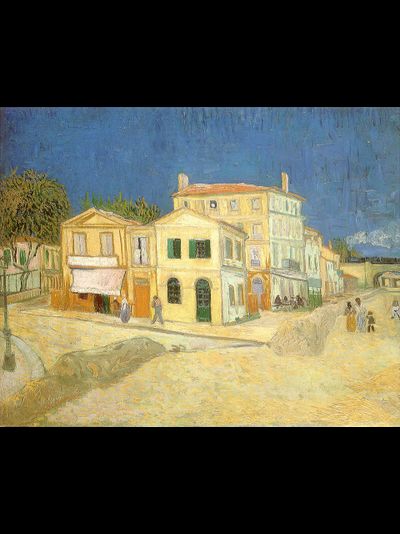 Картина обогреватель, репродукция Ван Гога Желтый дом