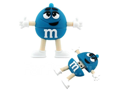 Флешка M&M синий 16 Гб