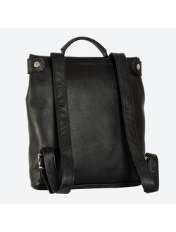 Рюкзак Kokosina Satchel Черный из натуральной кожи