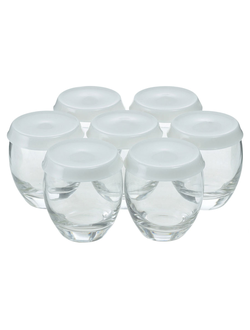 Набор баночек 7 шт для йогуртницы Moulinex Classic