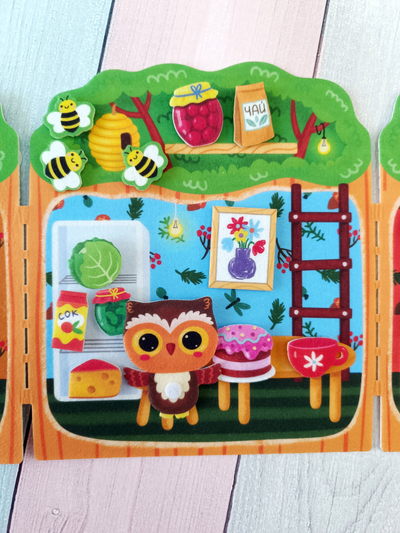 Игра из фетра на липучках "В гостях у Софки"