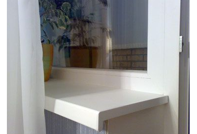 Подоконник ПВХ белый (Россия)