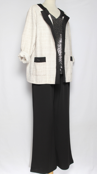 КОСТЮМ БРЮЧНЫЙ "Твид" бежевый р.54,56