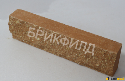 Облицовочная плитка "Шуба". Персик. Кирпичный завод Брик Филд