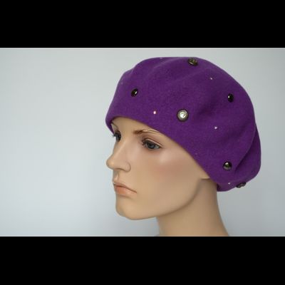 Берет Vizio Италия 3633 BL сиреневый