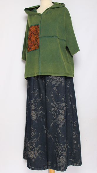 Джемпер ХЛОПОК "Цветной квадрат строчки винтаж"  шоколад, черный, хаки до р.52