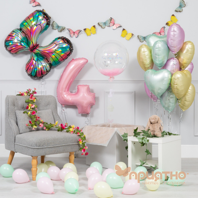 СЕТ ИЗ ВОЗДУШНЫХ ШАРИКОВ "ЛЕСНАЯ ФЕЯ"