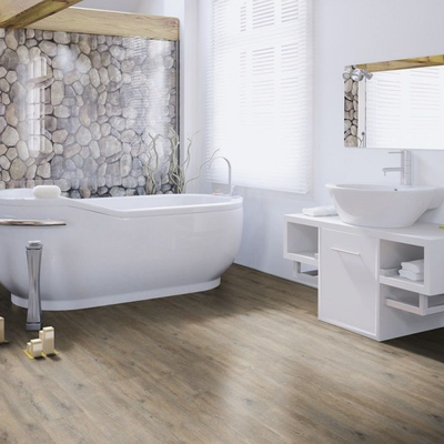 Виниловый пол Wineo 400 Wood Embrace Oak Grey DB00110 клеевой