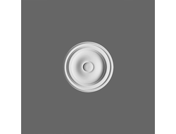 Потолочная розетка (подлюстра) с гладким профилем из полиуретана Orac Decor-Luxxus R07 диаметр 26 см